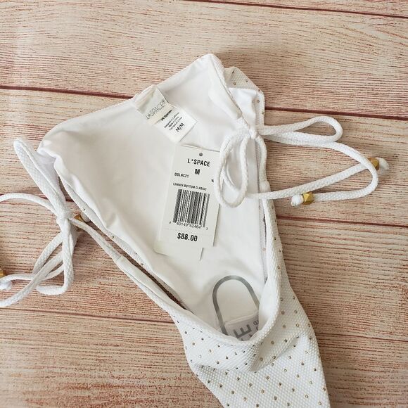 L*Space Lennox Classic Studded String Bikini Bottoms - Picture 6 of 10